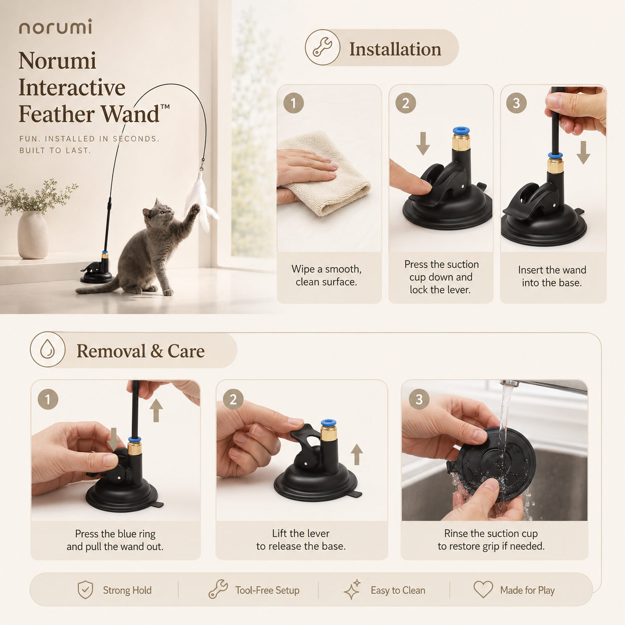 Norumi Interactive Feather Wand™