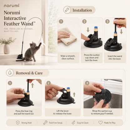 Norumi Interactive Feather Wand™