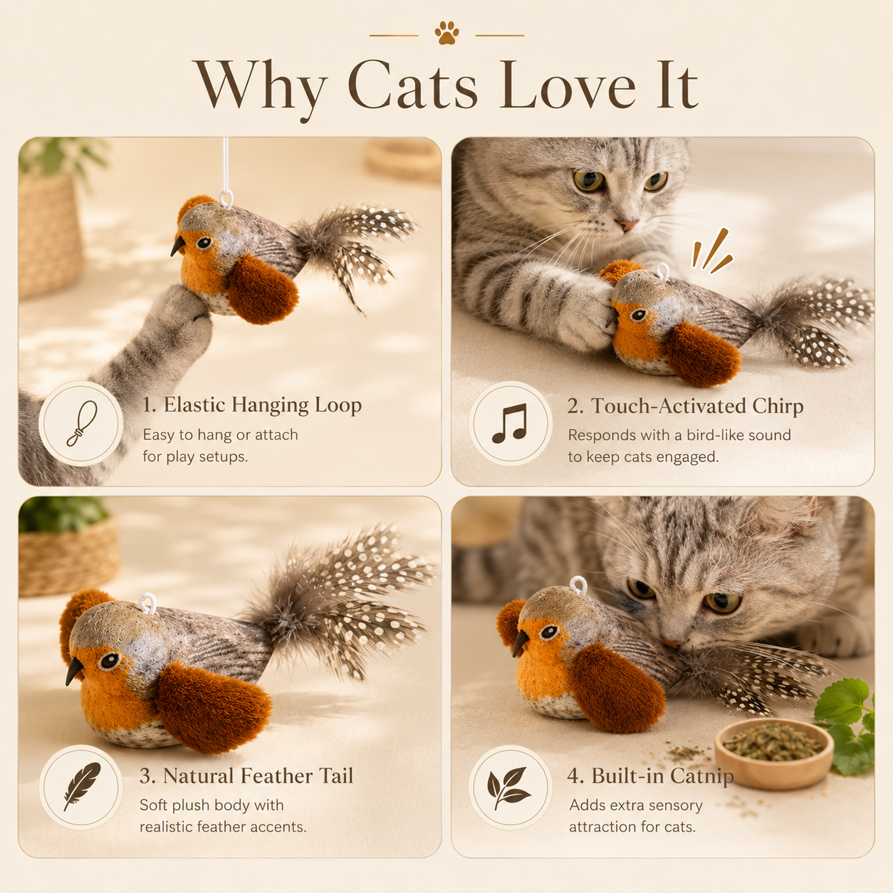 Norumi Chirp Bird Toy™